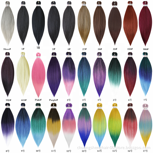 wholesale Hot Selling synthetic hair bundle Jumbo Ombre ez braid hair expression braid pre stretched braiding crochet hair